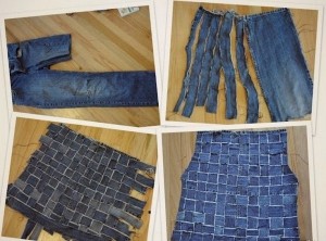 Чем декорировать жилетку из джинсов