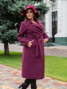 Пальто с запахом