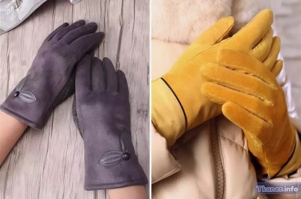 Размер женских перчаток замшевые перчатки