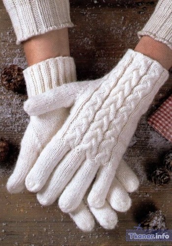 Женские перчатки модель 1