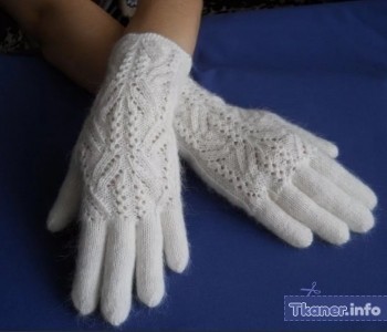 Женские перчатки спциами