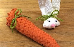 Как сделать морковку из полотенца: пошаговая инструкция