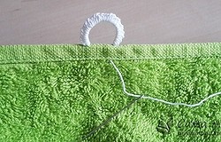 Как сделать петельку на полотенце: мастер-класс