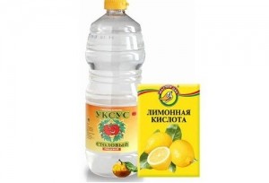 Уксус и лимонная кислота