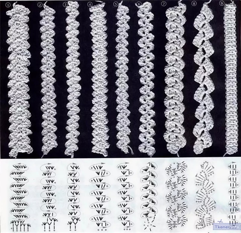 Пояс крючком схемки 1