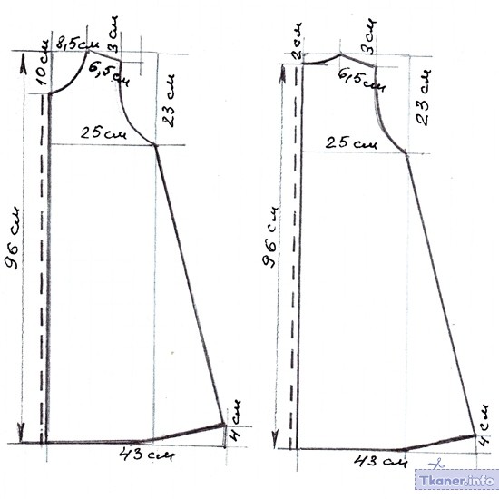 Выкройка сарафана для беременных