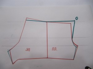 Выкраивают пояс или обтачку и карманы