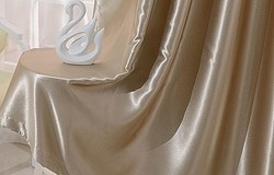 Сатен шторы — что это такое, что за ткань, разновидности, характеристики