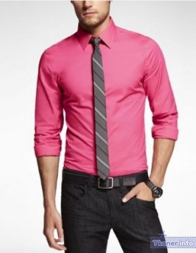 Розовая рубашка для мужчин