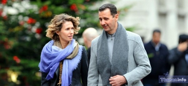 Альма Асад с мужем