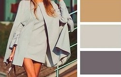 Как правильно сочетать серый и коричневый в одежде: романтический стиль