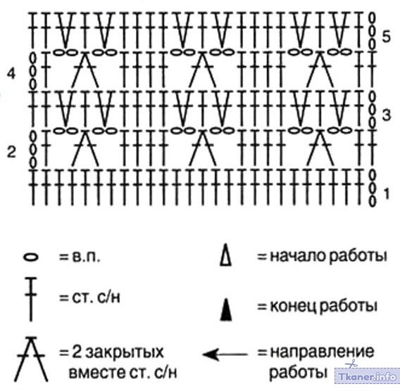 Узор вязания 3