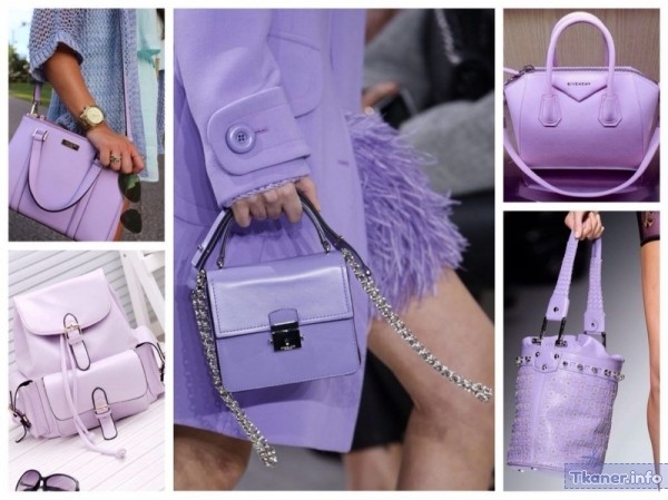 Фиолетовая сумка виды