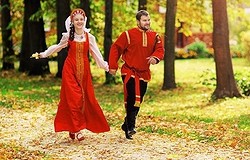 Старинный свадебный костюм на Руси
