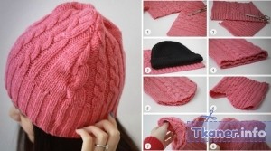 Как сделать шапку из свитера