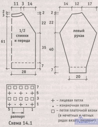 Свитер мохер выкройка 1