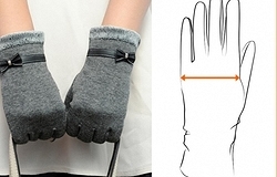 Размеры женских перчаток
