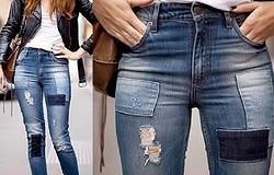 Как зашить дырку на джинсах — между ног, на коленке. Методы и советы