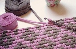Как связать коврик крючком из ниток: какая пряжа подойдёт для коврика,вязаного крючком?