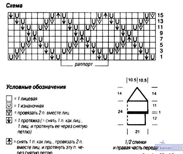 Ромб ажур